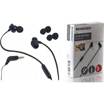 Sluchátka Drátová sluchátka do uší SilverCrest Sound V1 G