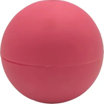 Kosmetická ledová koule z potravinářského silikonu pro osvěžení pleti a regeneraci pokožky v kulatém hladkém provedení červená