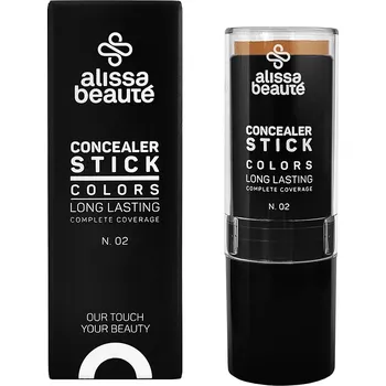 Pleťové sérum Alissa Beauté Korekční tyčinka-make-up 3v1 Concealer Stick Colors A 151 odstín 02, tmavý 10 g