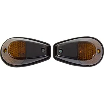 Osvětlení pro motocykl Bike It originální kapotážované blinkry s černým tělem a kouřovým sklem