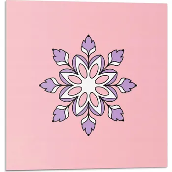 Obraz Dekorativní vinylové obklady na zeď, květinový vzor mandala, 20 ks, 20x20 cm