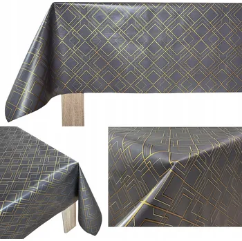 ubrus Obrus Plamoodpudivý Ubrus Cerata na Vláknině na Stůl do Obývacího Pokoje Vzor Glamour 140 Cm