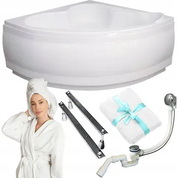 Vana Asymetrická akrylátová vana Polimat STANDARD 120 x 120 cm