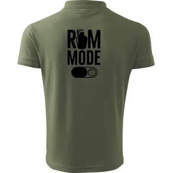 Pánská košile Rum mode - Polokošile pánská Pique Polo 203 - 3XL ( Khaki )