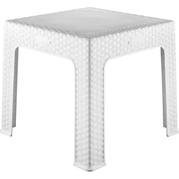 Dětský stůl PROHOME - Stůl dětský Rattan bílý