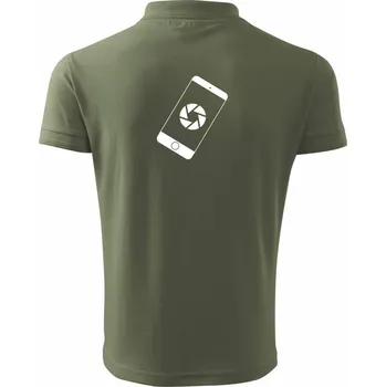 Pánská košile Mobil foto - Polokošile pánská Pique Polo 203 - XL ( Khaki )