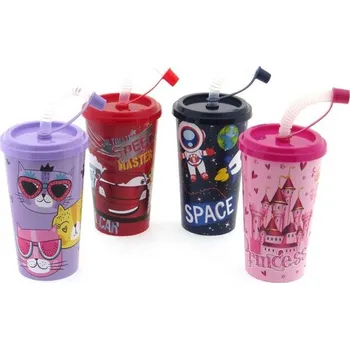 PROHOME - Pohár detský 400ml různé motivy, umělá hmota