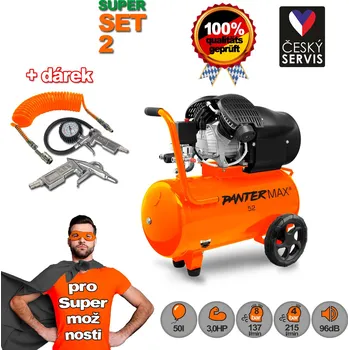 Kompresor PANTERMAX Olejový kompresor AirFlow® 52 SET2