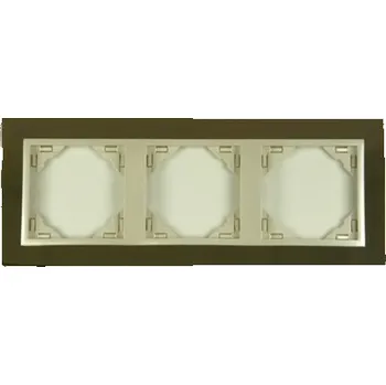 ELKO EP 90930 TOP - zlatá / perleťová TOP - zlatá / perleťová 3 rámeček, METALLO (kov) 90930TOP