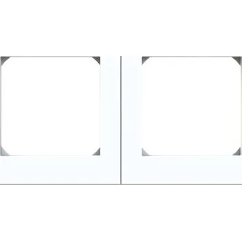 ABB Rámeček dvojnásobný, pro vodorovnou i svislou montáž (3901H-A05020 03) 2CHH015020A6003