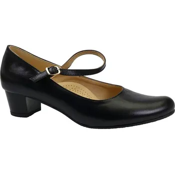 Dámské lodičky Vycházková obuv-lodičky, De-Plus, šíře G 1/2, černá: Černá Hladká kůže 28,7 44 G 1/2 - lehce rozšířená (19844-19846)