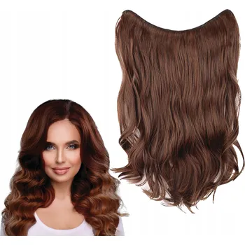 Příčesek Příčesek syntetické dlouhé vlasy hnědé Althair