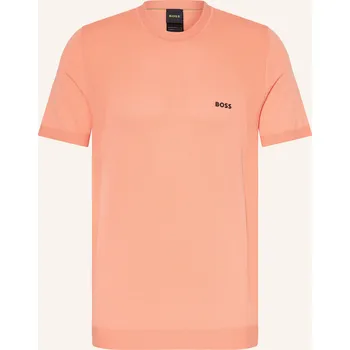 Boss Pánské Úpletové Tričko Momentum_Lite, lososová, S
