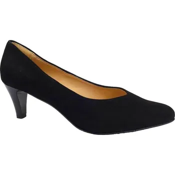 Dámské lodičky Vycházková obuv-lodičky, De-Plus, šíře G, černá: Černá Nubuk, velur (semiš) 29,3 44 G - standardní šíře (22164-22166)