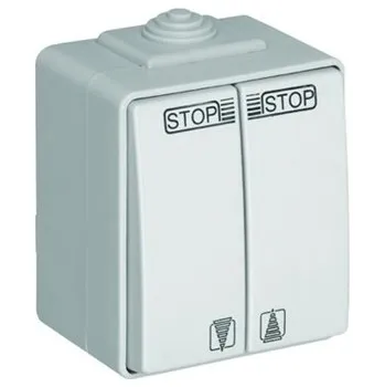 vypínač ELKO EP 48290 CBR - bílá Žaluziový spínač - dvojitý 48290CBR