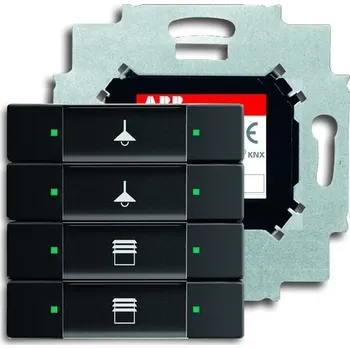 vypínač ABB Prvek ovládací 4násobný se sběrnicovou spojkou 2CKA006117A0231