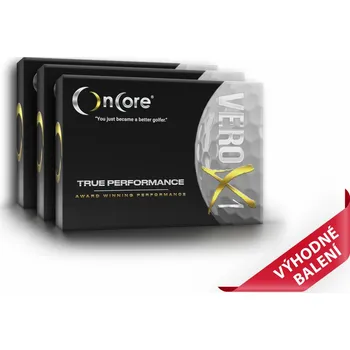 Golfový míček OnCore VERO X1 výhodné balení golfových míčků 36ks
