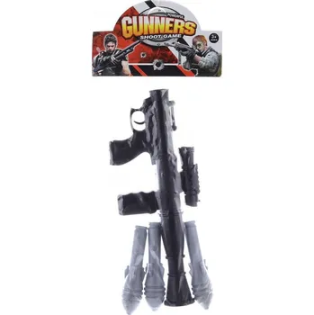 Samopal dětský raketomet plastový herní set se 3 střelami