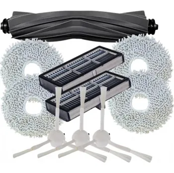 Sada příslušenství pro robotický vysavač Kartáče, HEPA filtry k vysavači DREAME Mova E30 Ultra mopy, 10ks sada