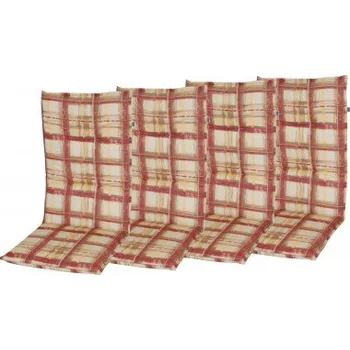 Podsedák Doppler CLASSIC 9017 vysoký - set 4 ks - polstry na křesla a židle