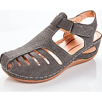 Dámské pantofle 3Pagen Sandály Alice šedá 39