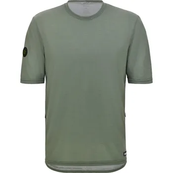 Cyklistické oblečení SANTINI Cyklistický dres s krátkým rukávem - DELTA LINE - zelená