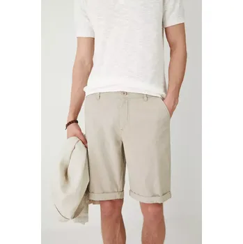 Šortky s příměsí lnu Medicine RS25.SZM902 béžová 08M, vel. M