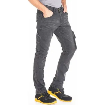 Pánské kalhoty Rica Lewis Workwear Pracovní kalhoty JOBGR, pánské, vel.: 58, bavlna, elastan, šedé&nbsp;JOBGR-29/58