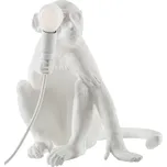 Stolní lampa MONKEY SITTING 32 cm, bílá, Seletti