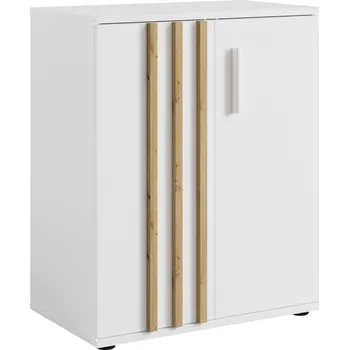 Komoda Komoda 2D TOLIS TYP 1, šířka 60 cm, matná bílá a dub artisan