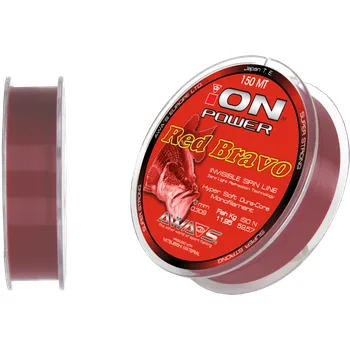 Rybářský vlasec Vlasec AWA-S Ion Power Red Bravo 0,350Mm 150Mt