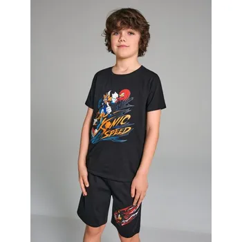 Chlapecké oblečení Sinsay - Pyžamová souprava Sonic The Hedgehog - černá - 060DP-99X - 060DP-99X-170