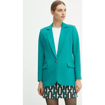 Dámské sako Sako Morgan VIANO.F zelená barva, VIANO.F 67X, vel. 36