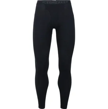 Pánské kalhoty legíny pánské ICEBREAKER M 200 Oasis Leggings w Fly BLACK - L