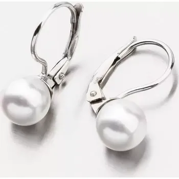 Náušnice Dámské náušnice stříbro 925 perly visací E2301433-1905-SLX
