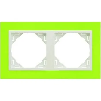 ELKO EP 90920 TDG zelená / ledová 2-rámeček zelená, mezirámeček ledová 90920TDG