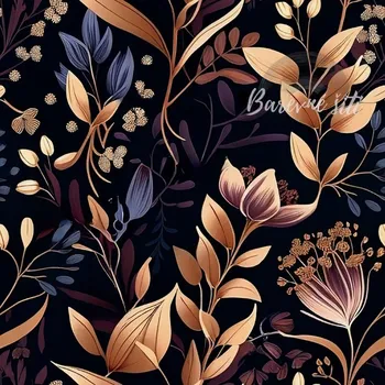 Úplet Zlatavoměděné rostliny (E) (Top kvalitní úplet Bella digitisk)