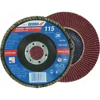 Brusný kotouč Dedra F20036 Lamelový brusný kotouč, zrnitost 36