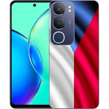 Vlajka Gelový kryt mmCase na Vivo Y19s - česká vlajka