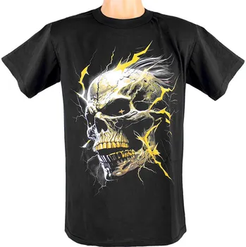 Pánské tričko Triko Terminator (černé motorkářské a rockerské tričko)