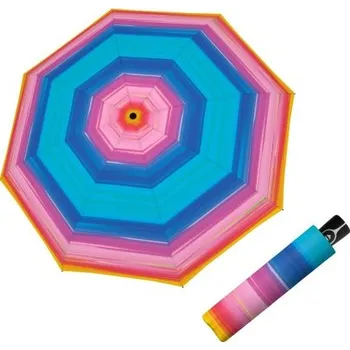 Doppler Fiber Magic Happy pink - dámský plně automatický deštník
