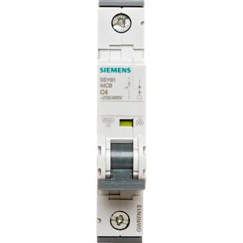 Jistič Jistič Siemens 5SY6104-7 C4 6kA 1P 230/400 V