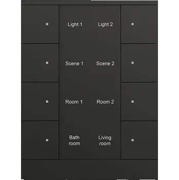 vypínač ABB Tenton prvek ovládací 8násobný 2CKA006220A0874