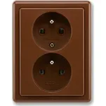 ABB Zásuvka dvojnásobná chráněná 5512C-2349 H3