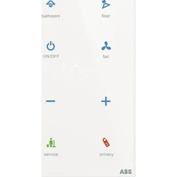 vypínač ABB Tacteo prvek ovládací dotykový 4násobný s termostatem, 86x157 2CKA006300A1545