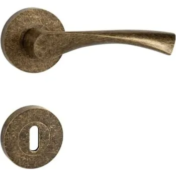 Dveřní kování Klika Naturel dozický (WK) antik bronz SPIRITROBA