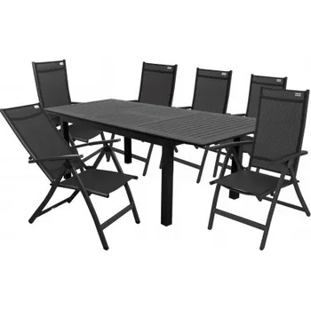 Zahradní sestava Doppler EXPERT ACTIVE - zahradní hliníková sedací sestava 6+1