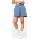 DOMYOS Dámské fitness kraťasy volné S BÍLÁ|MODRÁ