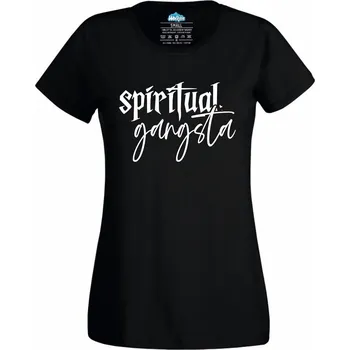 Dámské tričko Spiritual Gangsta (Velikost: 4XL, Barva: Černá)