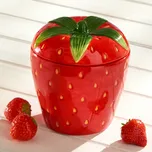 3Pagen Dóza na marmeládu Jahoda pr. 11 cm, výška 13 cm